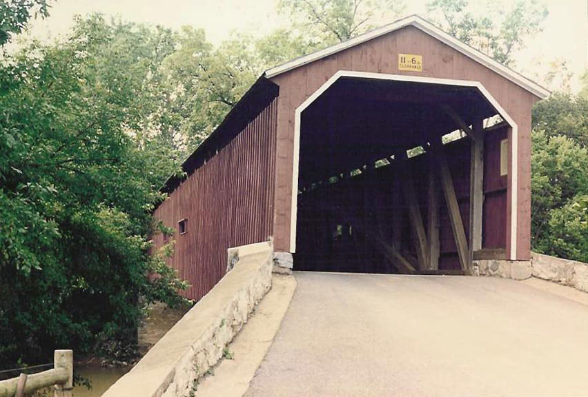 Pinetown/Nolt's point covered bridge