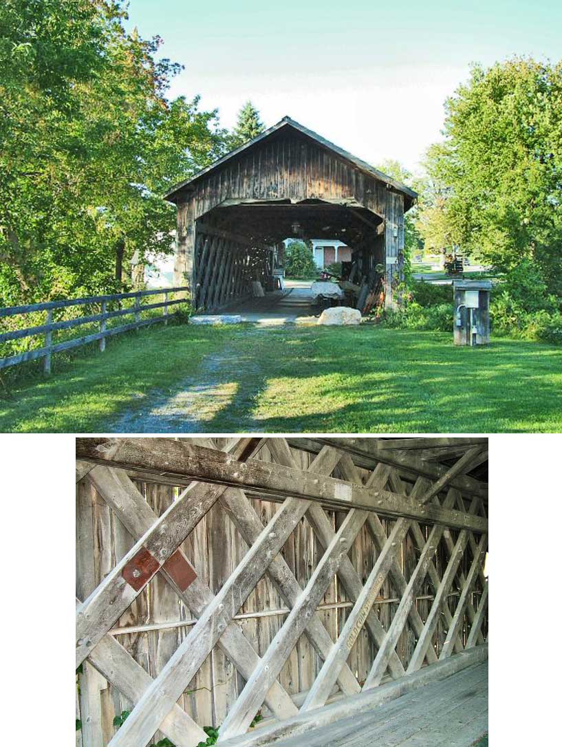 hollow Old covered bridge farm
